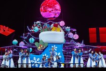 日向坂46「ひなくり 2021」の様子。（撮影：上山陽介）