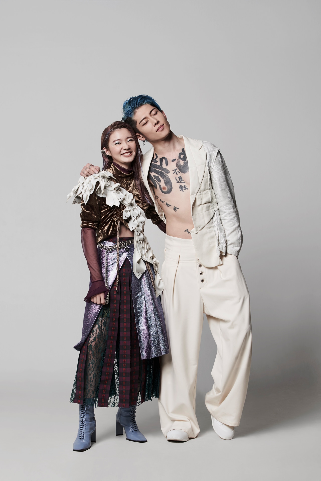MeiMeiとMIYAVI。
