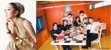 左からMISIA、BTS。