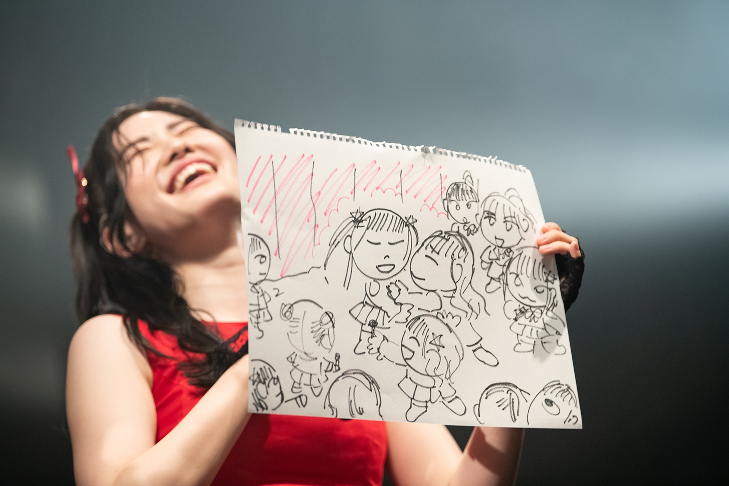 虹コン復帰戦の舞台裏を描いた大塚望由。