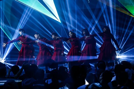 「Devil ANTHEM. 7th Anniversary ONE MAN LIVE『デビタゴン祭2021』」の様子。（撮影：笹森健一）