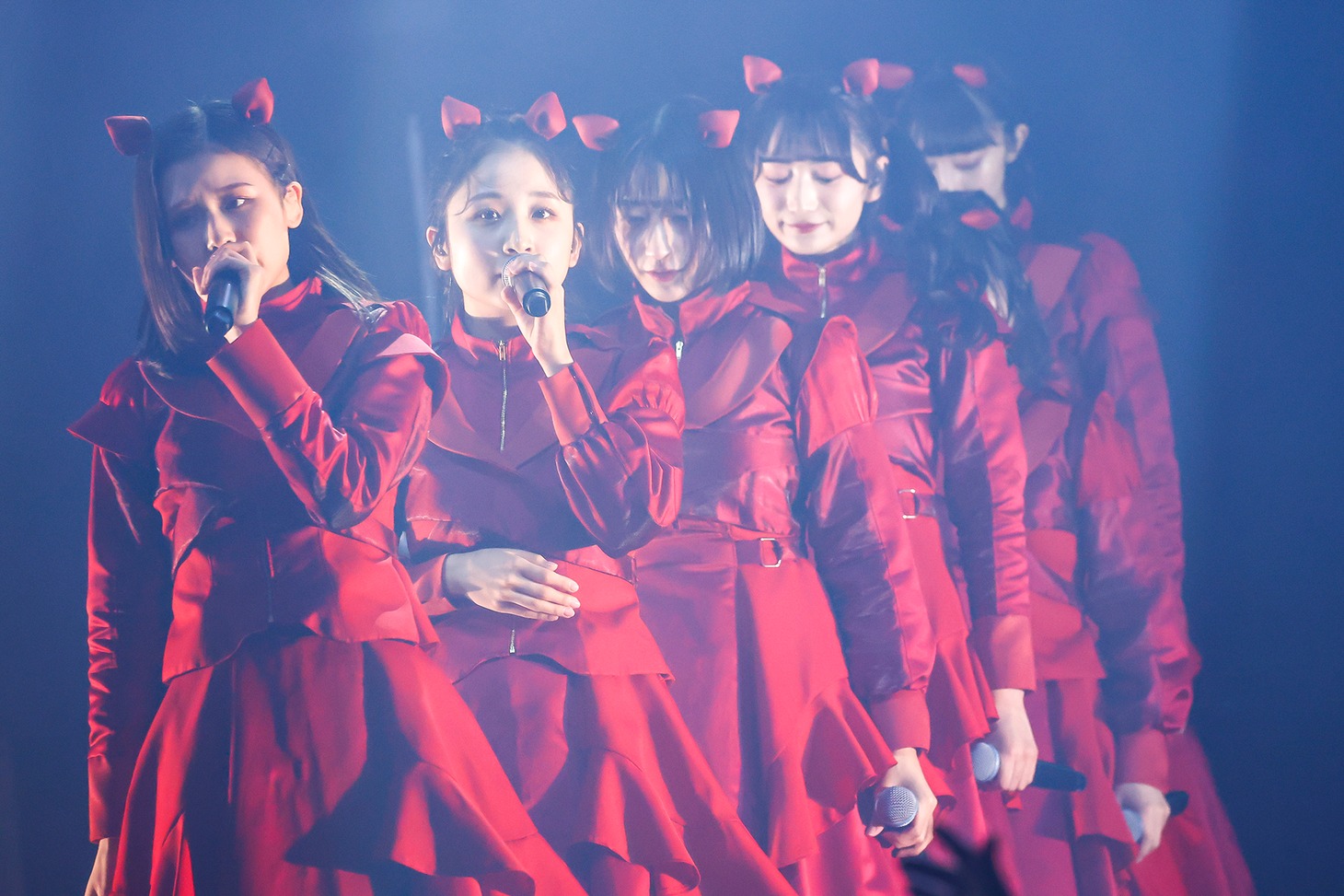 「Devil ANTHEM. 7th Anniversary ONE MAN LIVE『デビタゴン祭2021』」の様子。（撮影：笹森健一）