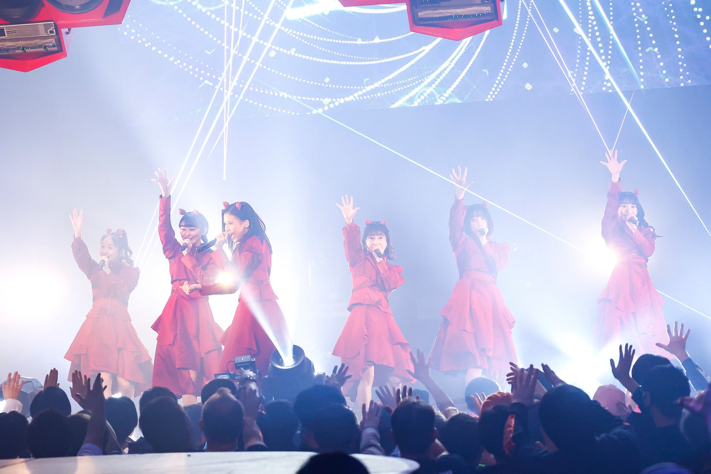 「Devil ANTHEM. 7th Anniversary ONE MAN LIVE『デビタゴン祭2021』」の様子。（撮影：笹森健一）