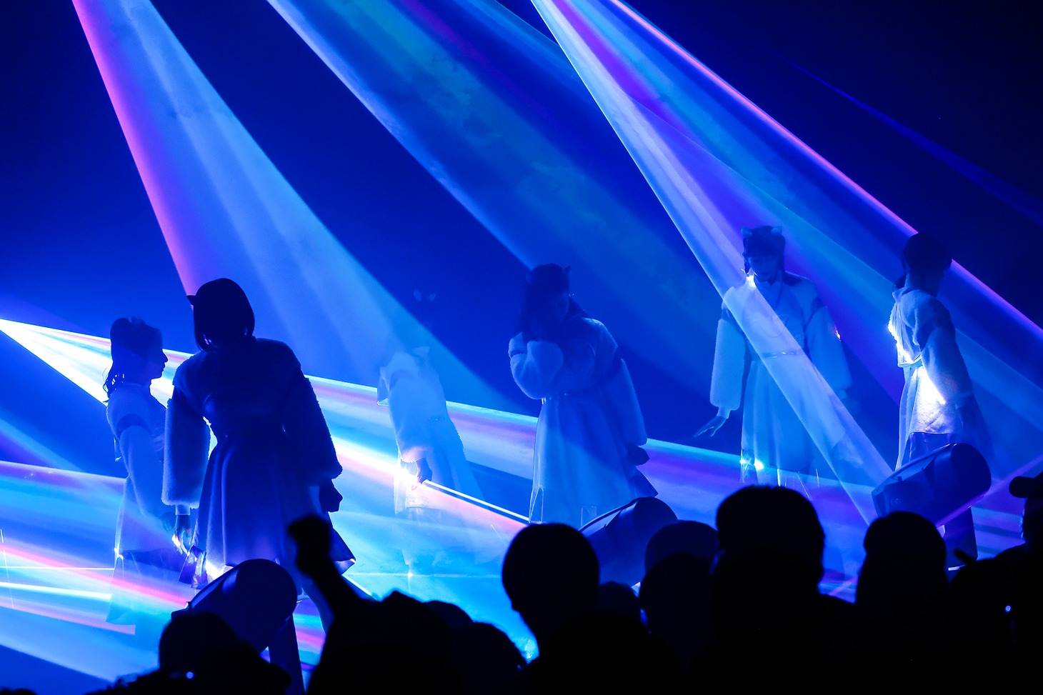 「Devil ANTHEM. 7th Anniversary ONE MAN LIVE『デビタゴン祭2021』」の様子。（撮影：笹森健一）