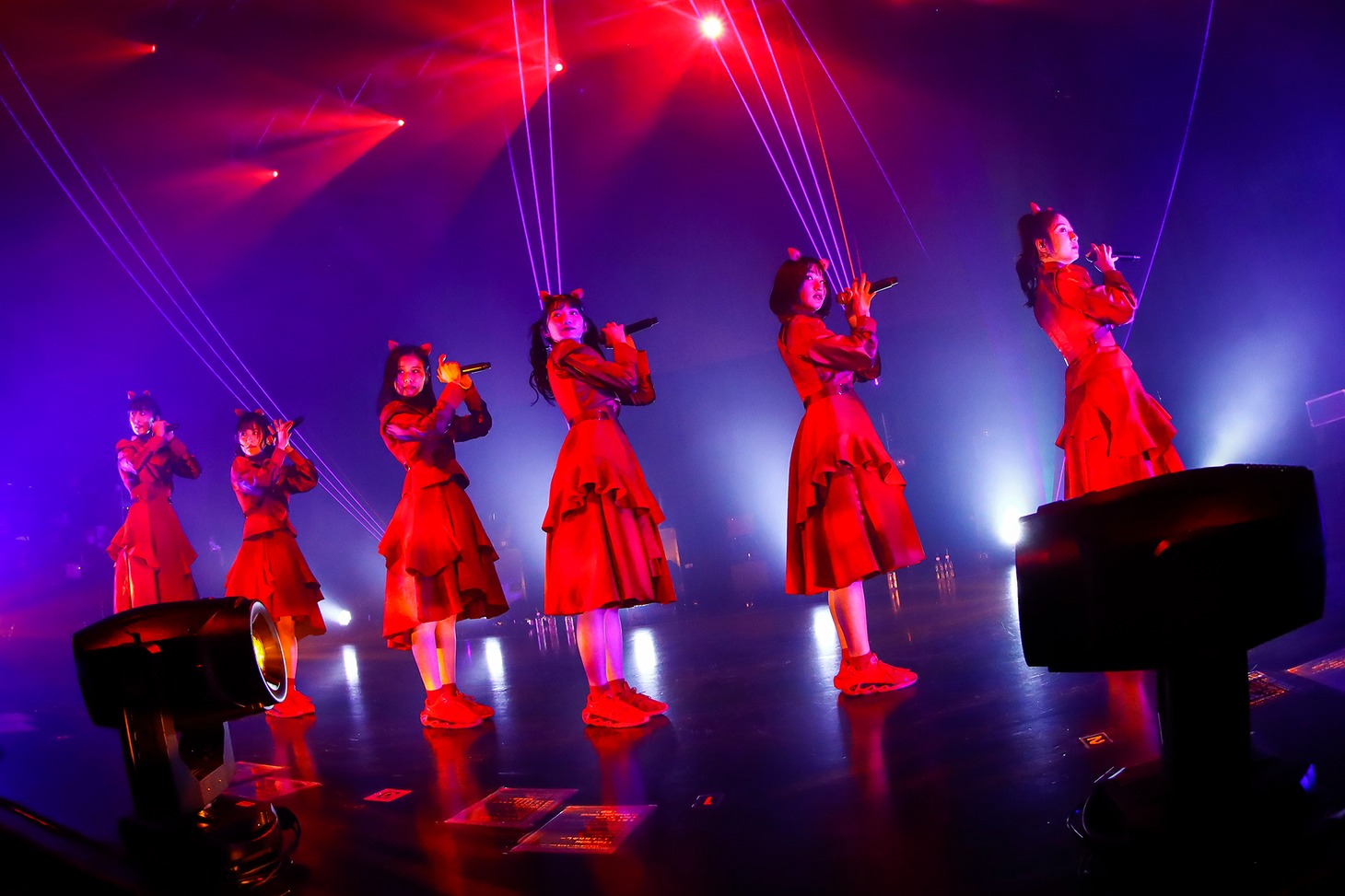 「Devil ANTHEM. 7th Anniversary ONE MAN LIVE『デビタゴン祭2021』」の様子。（撮影：笹森健一）
