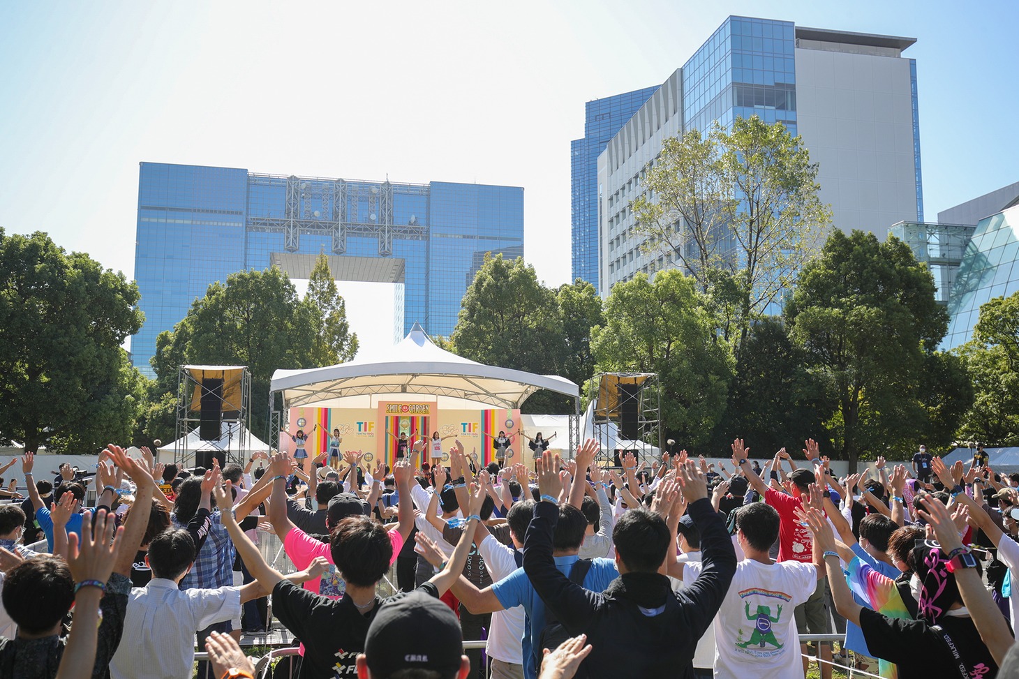「TOKYO IDOL FESTIVAL 2021」の様子。