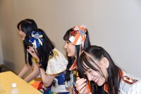 同じ角度で笑う大塚石原ペアと桐乃神田ペア。（撮影・キャプション：隈本茉莉奈）