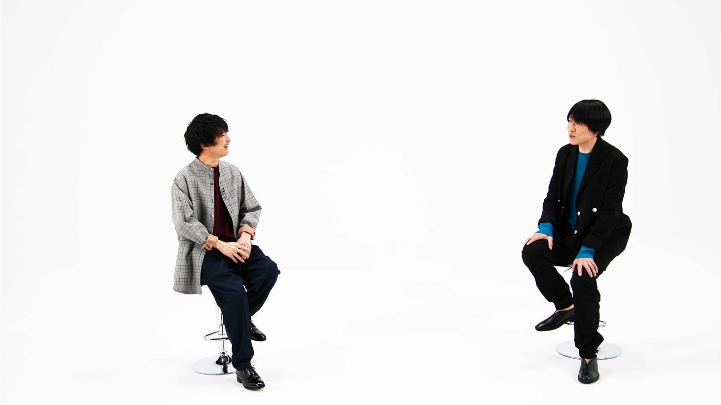 左から斎藤宏介（UNISON SQUARE GARDEN、XIIX）、山内総一郎（フジファブリック）。