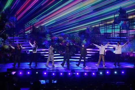 「第72回NHK紅白歌合戦」のリハーサルを行うGENERATIONS from EXILE TRIBE。（写真提供：NHK）