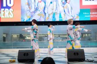 CUBERS「47都道府県『エールCUBERS』FINAL東京公演フリーライブ」の様子。