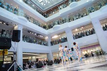 CUBERS「47都道府県『エールCUBERS』FINAL東京公演フリーライブ」の様子。