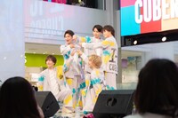 CUBERS「47都道府県『エールCUBERS』FINAL東京公演フリーライブ」の様子。