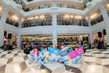 CUBERS「47都道府県『エールCUBERS』FINAL東京公演フリーライブ」の様子。