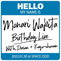 「MONARI WAKITA BIRTHDAY LIVE」フライヤー