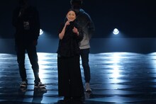 「第72回NHK紅白歌合戦」リハーサルに臨む石川さゆり。（写真提供：NHK）