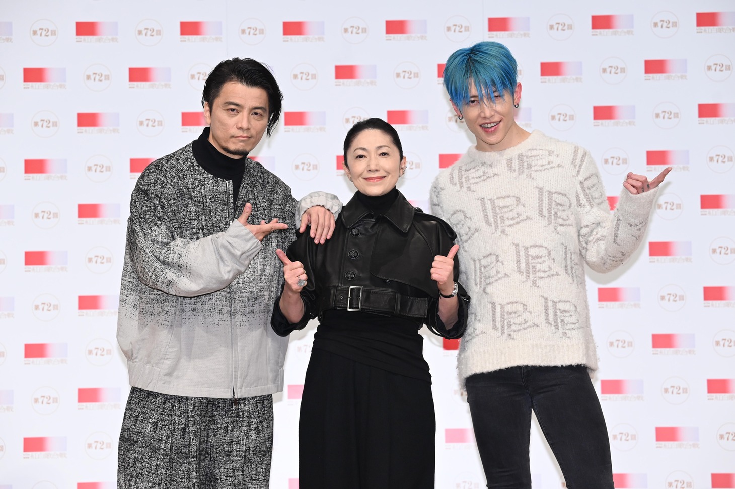 左からKREVA、石川さゆり、MIYAVI。（写真提供：NHK）
