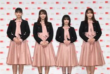 櫻坂46の山崎天、田村保乃、森田ひかる、菅井友香。（写真提供：NHK）