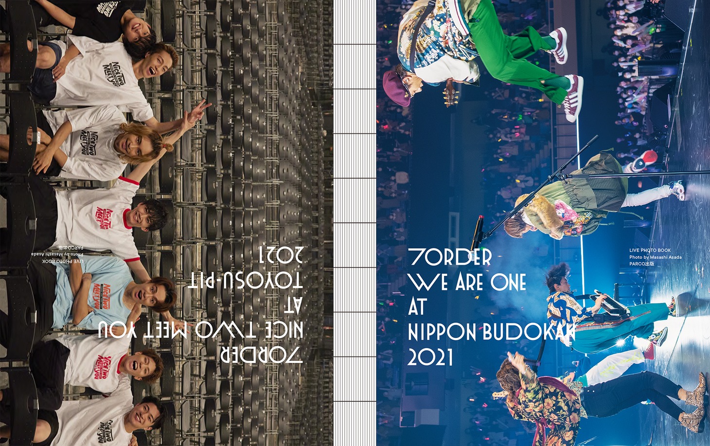 「7ORDER WE ARE ONE / NICE TWO MEET YOU LIVE PHOTO BOOK」（PARCO出版）書影