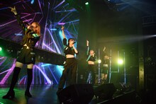 「サンダルテレフォン 2021 LAST LIVE -西脇朱音卒業公演」の様子。