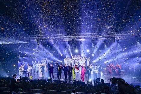 EXILE TRIBE「LIVE×ONLINE COUNTDOWN 2021→2022」の様子。