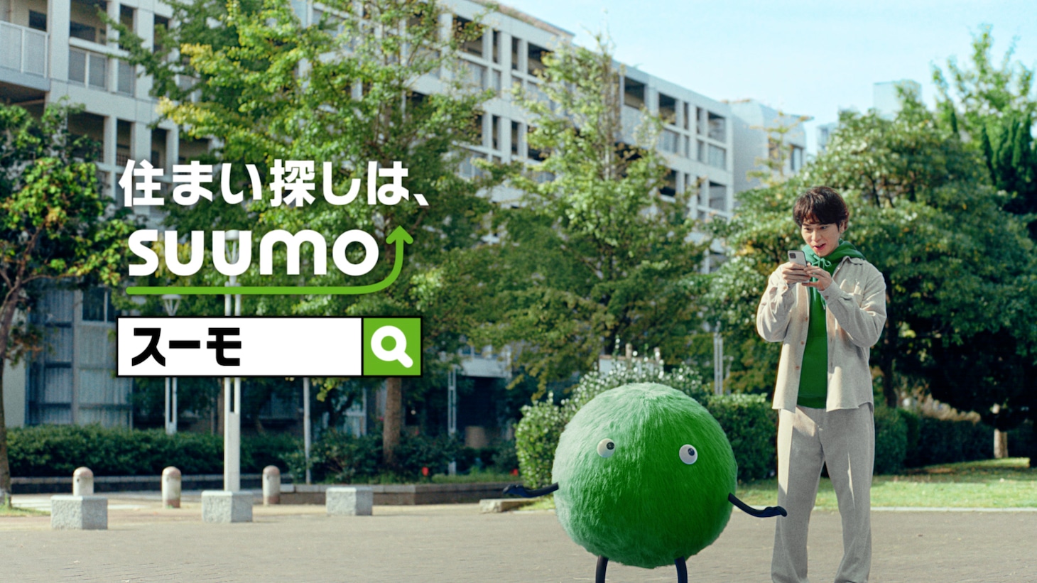 「SUUMO」新CM「松本潤さんの幻想的な住まい探し」編より。