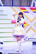 ウマ娘 プリティーダービーとコラボする高城れに。（撮影：高田真希子）