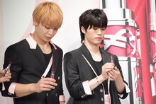 左から與那城奨、木全翔也。