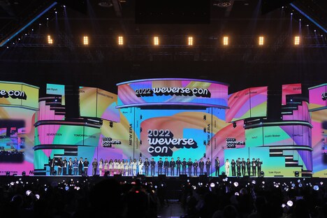 「2022 Weverse Con[New Era]」の様子。（写真提供：HYBE）