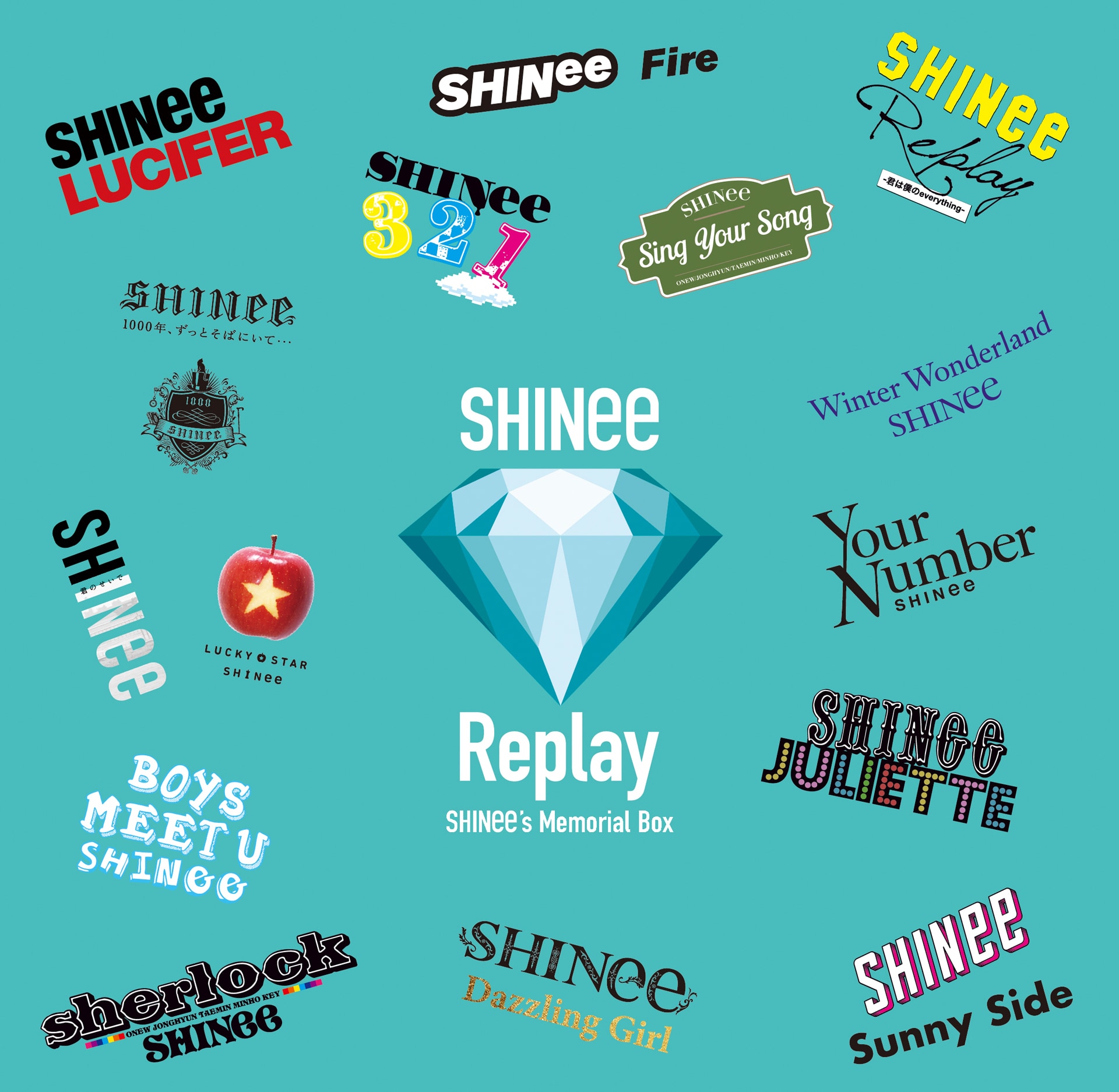 SHINee日本デビュー10周年記念コレクションボックス発売、世界で1つの