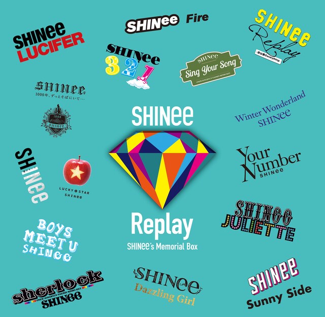 SHINee「SHINee's Memorial Box "Replay"」お名前印字付き商品ジャケット