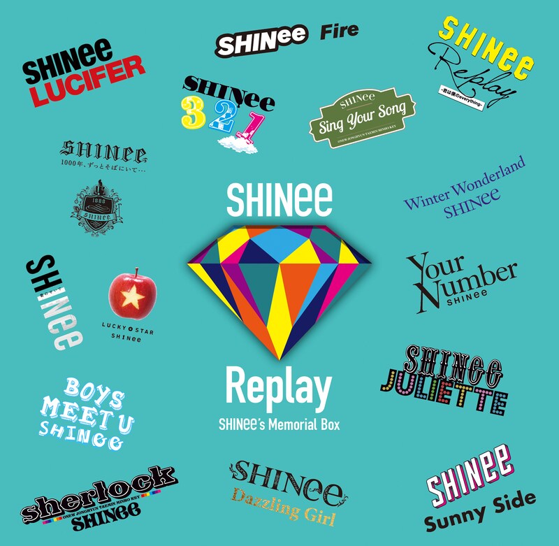 SHINee「SHINee's Memorial Box "Replay"」お名前印字付き商品ジャケット