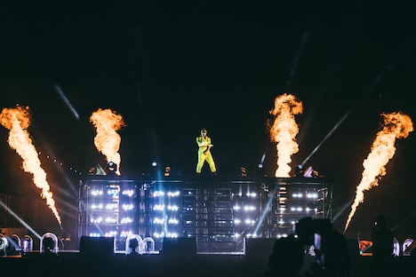 「THE RACE in SUZUKA CIRCUIT」でのAK-69。