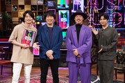 左から田中圭、スキマスイッチ、千葉雄大。(c)日本テレビ
