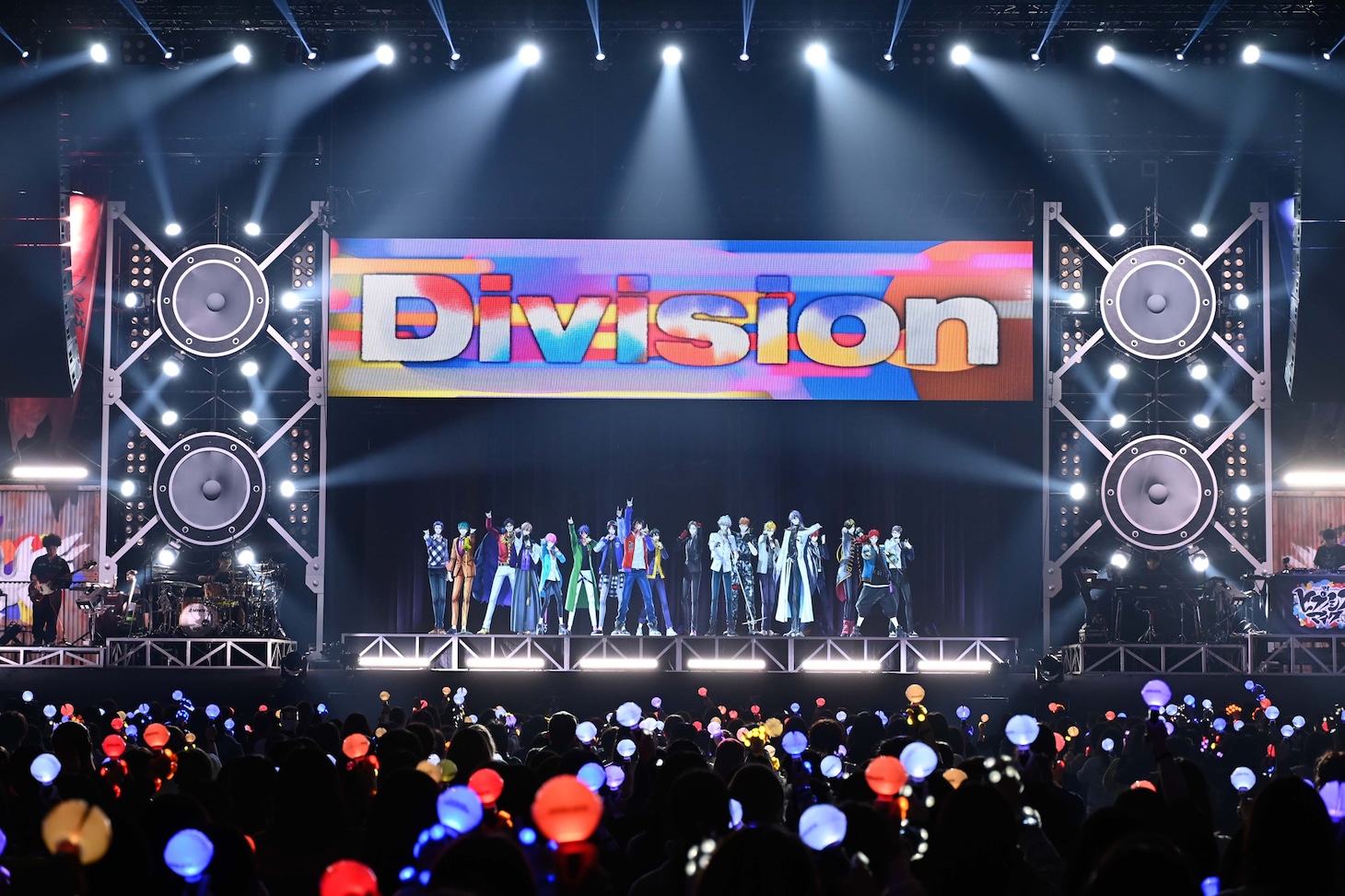 「ヒプノシスマイク-Division Rap Battle- 3DCG LIVE “HYPED-UP 01”」1月10日千葉・幕張メッセ公演の様子。（撮影：山副圭吾、今元秀明）