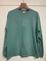 kuu「basic long tee」smoky green