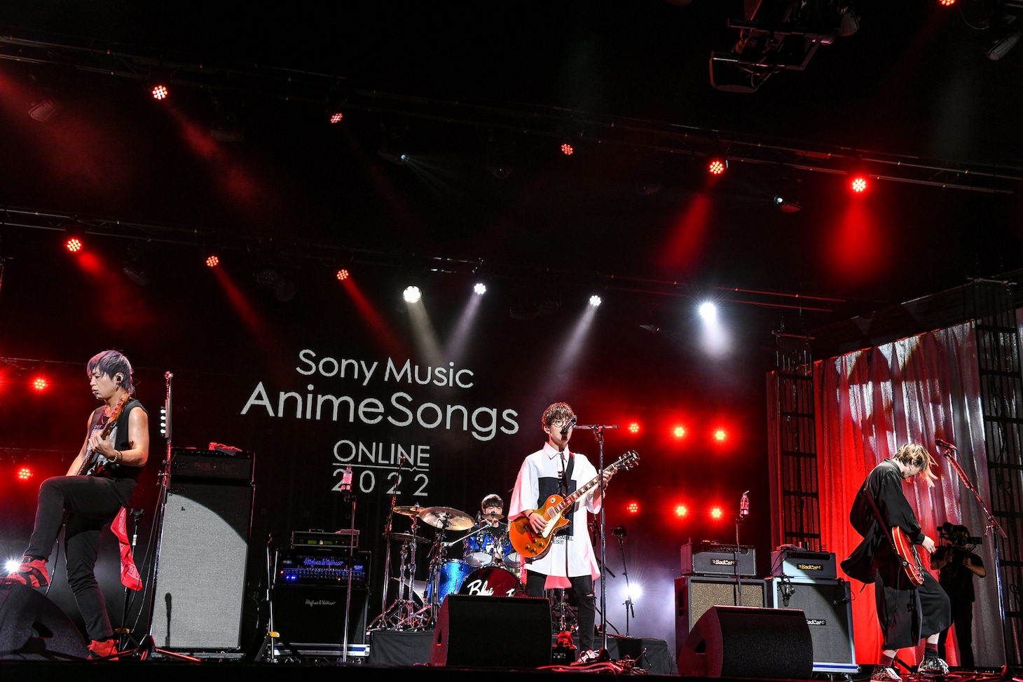 BLUE ENCOUNTのライブの様子。（Photo by TEPPEI KISHIDA）