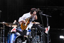 BLUE ENCOUNTのライブの様子。（Photo by TEPPEI KISHIDA）