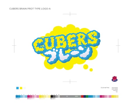 「CUBERSブレーン」ロゴ初稿データA