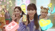 NiziUの新CM「スマホデビューのお約束」より。
