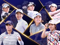 WOWOW「LPGA女子ゴルフツアー 2022」ビジュアル(c)Getty Images