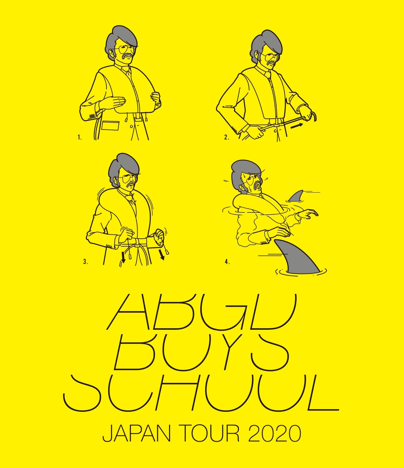 abingdon boys school「abingdon boys school JAPAN TOUR 2020」Blu-rayジャケット
