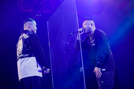 輪入道と梵頭。