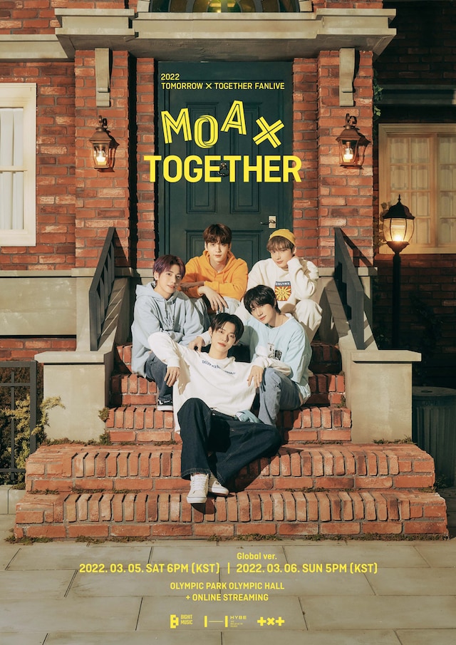 「2022 TOMORROW X TOGETHER FANLIVE MOA X TOGETHER」ビジュアル