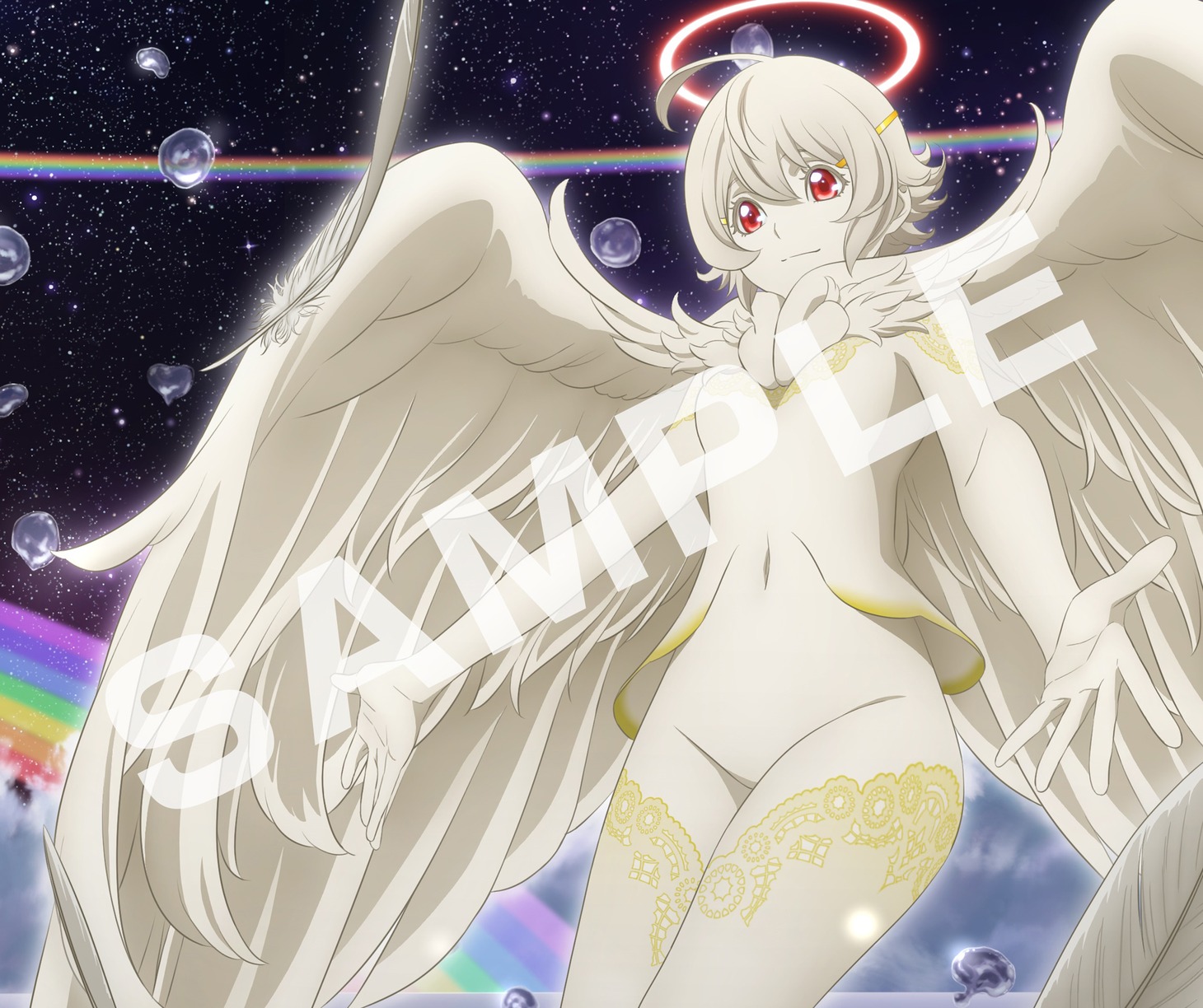 アニメ絵柄ステッカー巻き帯 (c)大場つぐみ・小畑健／集英社・プラチナエンド製作委員会