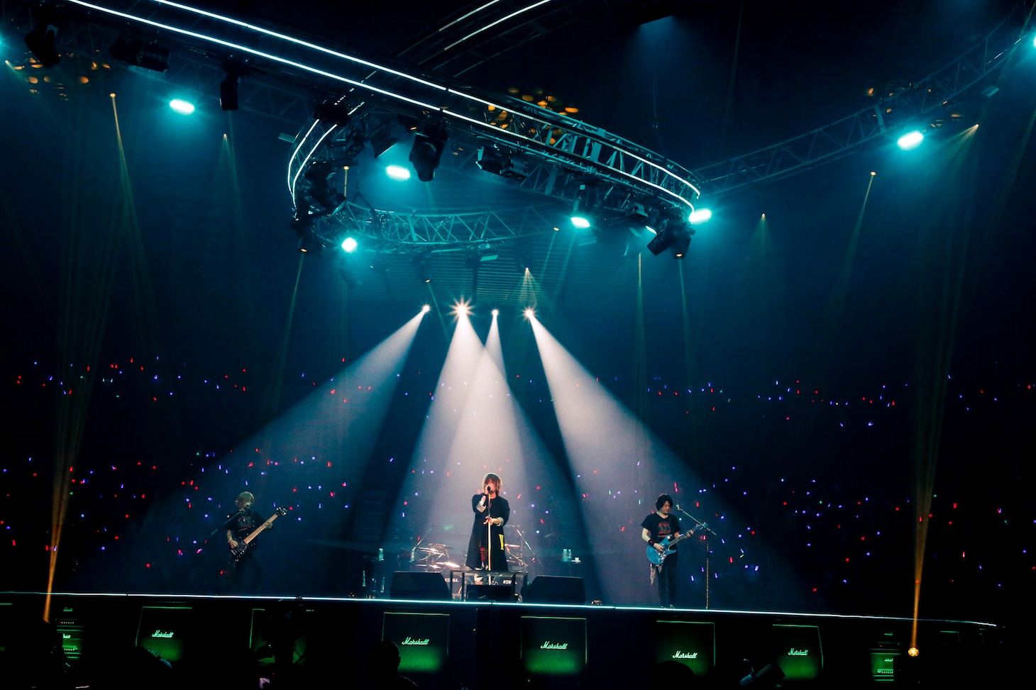 GRANRODEOの東京・国立代々木競技場第一体育館公演の様子。（撮影：キセキミチコ）
