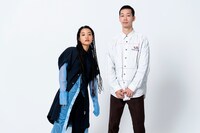 「頭の中を刺激し合うふたり」より、xiangyuと半澤慶樹（PERMINUTE）。（撮影：土屋純）