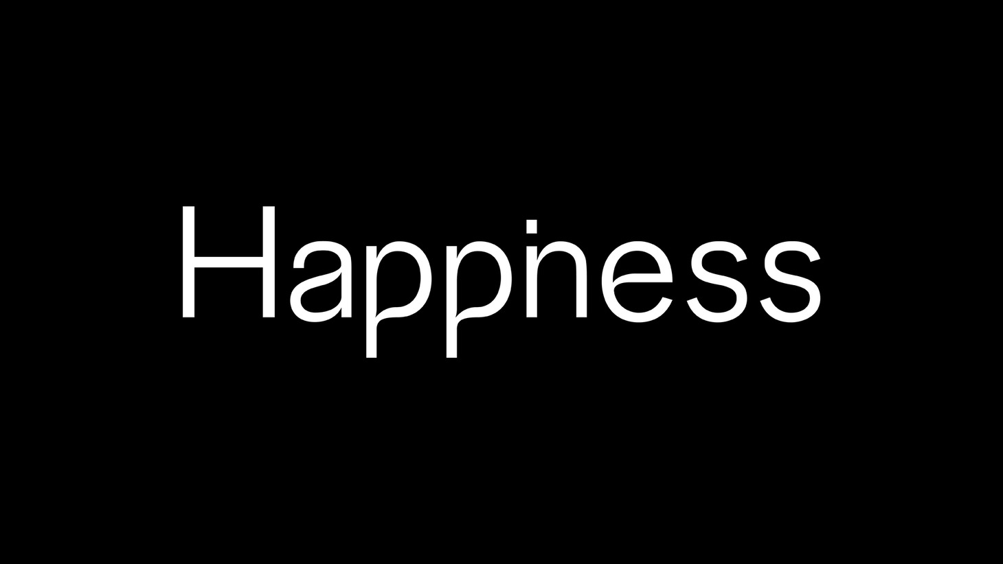 Happiness ロゴ