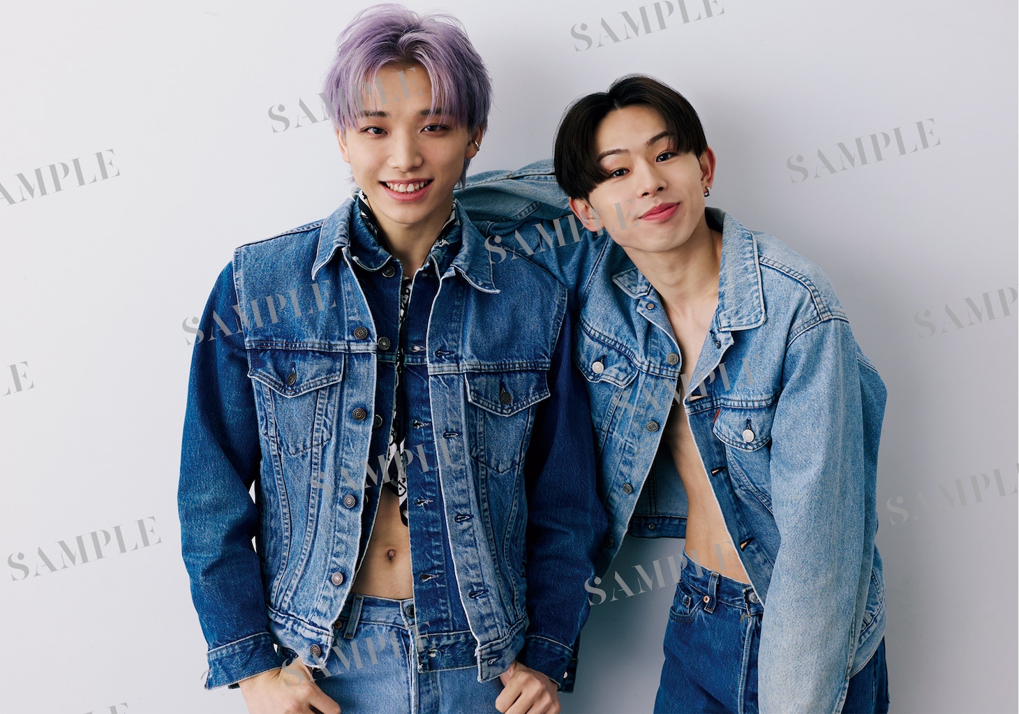 「ONE N' ONLY OFFICIAL CALENDAR 2022.4-2023.3」HMV&BOOKS online / HMV店舗 / ローソン店頭Loppi特典の生写真。(c)SDP