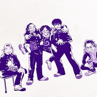 「ライブナタリー “Creepy Nuts × WANIMA”」Tシャツにプリントされたイラスト。