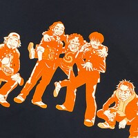 「ライブナタリー “Creepy Nuts × WANIMA”」Tシャツにプリントされたイラスト。